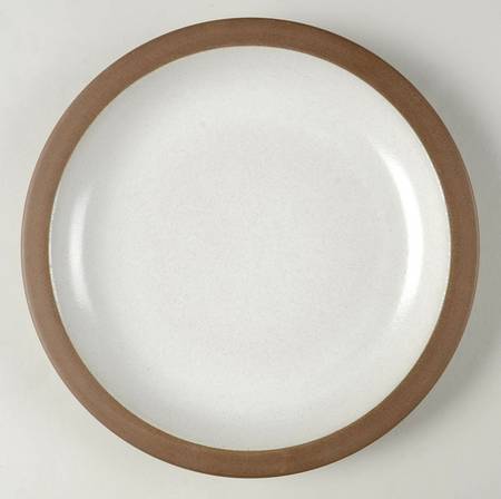 Opaque White (Rim Shape) Luncheon Plate