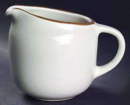Opaque White (Coupe Shape) Creamer