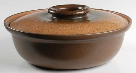 Pumpkin (Coupe Shape) 2.75 Qt Round Covered Casserole