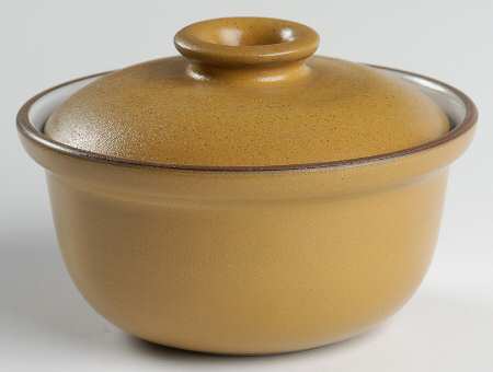 Sandalwood (Rim Shape) Individual Casserole & Lid