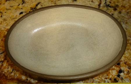Sandalwood (Rim Shape) 6" Oval Baker/Side Dish