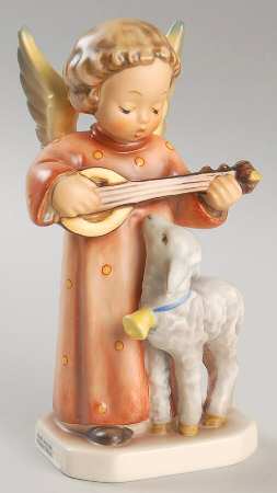 Angel Serenade with Lamb Tm7-Angel Serenade With Lamb - Boxed