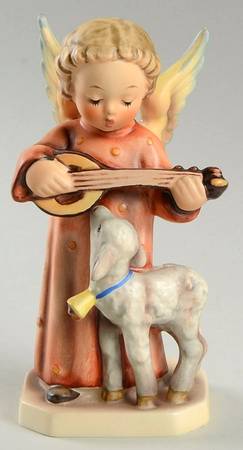 Angel Serenade with Lamb Tm6-Angel Serenade With Lamb - Boxed