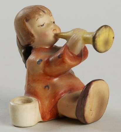 Joyous News-Angel with Trumpet Tm2-Joyous News Angel Candleholder - Boxed