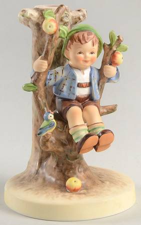 Apple Tree Boy Candleholder by M.I. Hummel