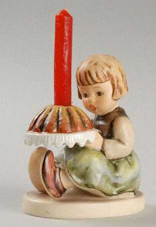 Birthday Cake, Candleholder by M.I. Hummel