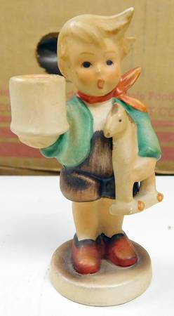 Boy with Horse Advent Candlestick Tm3-Boy With Horse Advent Candleholder - No Box
