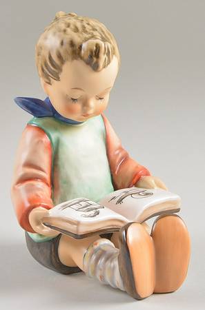 Bookworm-Bookend-Boy-Girl Single & Pairs Tm7-A-Book Worm Boy - Boxed