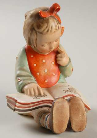 Bookworm-Bookend-Boy-Girl Single & Pairs Tm1-Book Worm-Girl - Boxed