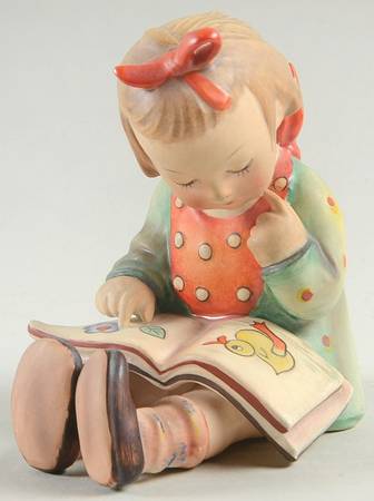 Bookworm-Bookend-Boy-Girl Single & Pairs Tm2-B-Book Worm-Girl - Boxed