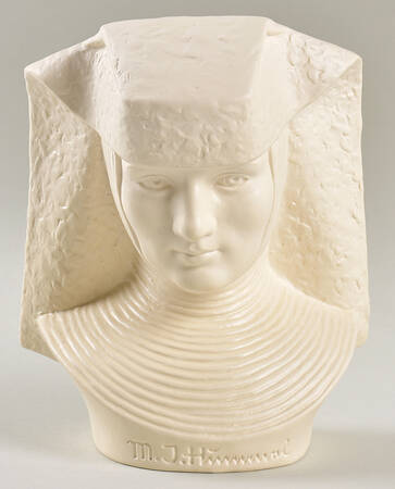 Bust Of Sister M I Hummel Tm5-Mi Hummel Bust-Small-White - No Box