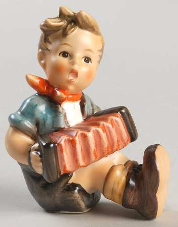 Boy with Accordion by M.I. Hummel