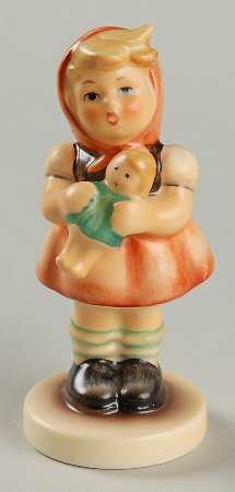 Girl with Doll by M.I. Hummel