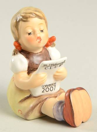Girl with Sheet of Music Tm8-Girl With Sheet Music 2007 Conventio - Boxed
