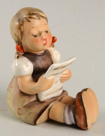 Girl with Sheet of Music Tm5-Girl With Sheet Music - No Box