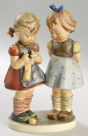 Knitting Lesson by M.I. Hummel
