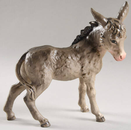 Large Colored Nativity Figurines #260 Tm5-Donkey - Boxed
