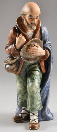 Large Colored Nativity Figurines #260 Tm5-Shepherd Standing - Boxed
