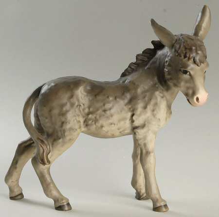 Large Colored Nativity Figurines #260 Tm7-Donkey  - Boxed
