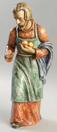 Large Colored Nativity Figurines #260 Tm7-St. Joseph  - Boxed