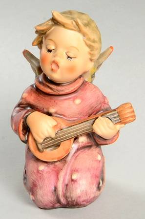 Large Colored Nativity Figurines #260 Tm6-Angel Serenade - Boxed