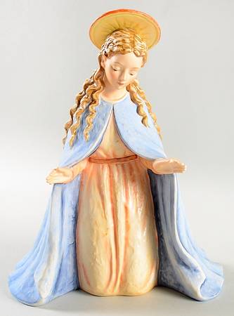 Large Colored Nativity Figurines #260 Tm6-Madonna - No Box
