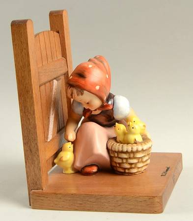 Hummel Playmates & Chick Girl Bookends Tm3-Chick Girl - No Box 3**