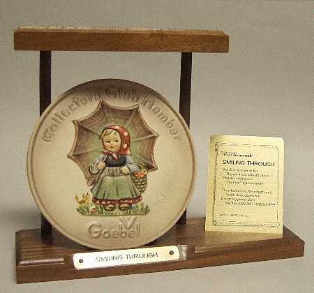 Advertising Signs-Plaques Tm5-Smiling Through W/Display Stand - Advertising Sign With Display Stand