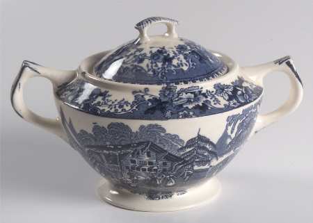 Avon Cottage Sugar Bowl & Lid