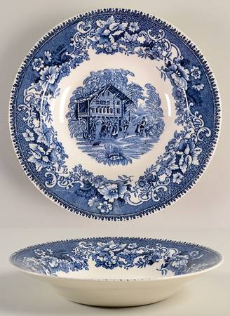 Avon Cottage Rim Soup Bowl