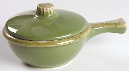 Avocado Individual Casserole & Lid