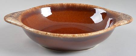 Brown Drip (House and Garden, Mirror Brown) 11" Round Vegetable Bowl