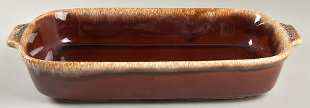Brown Drip (House and Garden, Mirror Brown) 14" Rectangular Baker