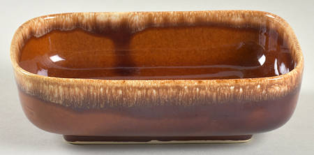 Brown Drip (House and Garden, Mirror Brown) 7" Rectangular Planter