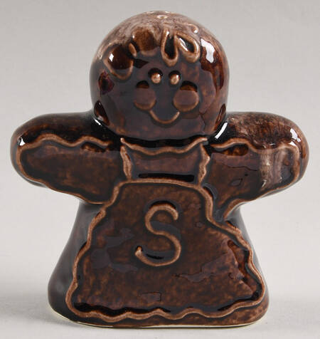 Brown Drip (House and Garden, Mirror Brown) Figural Salt Shaker