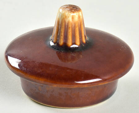 Brown Drip (House and Garden, Mirror Brown) Lid for Teapot