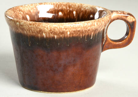 Brown Drip (House and Garden, Mirror Brown) Flat Cup