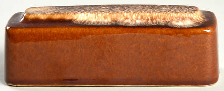 Brown Drip (House and Garden, Mirror Brown) Lid for 1/4 Lb Butter
