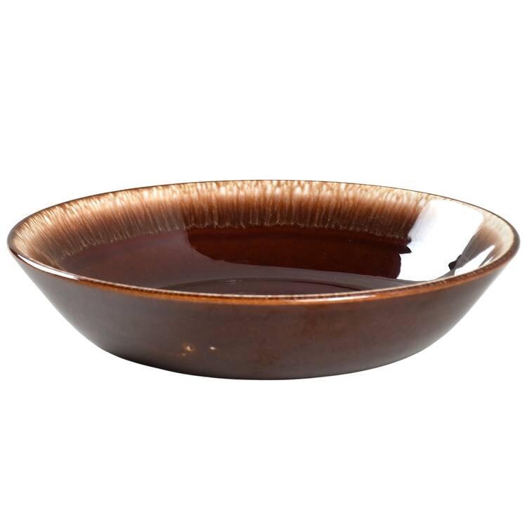 Brown Drip (House and Garden, Mirror Brown) Coupe Soup Bowl