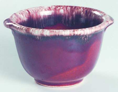Brown Drip (House and Garden, Mirror Brown) Custard Cup