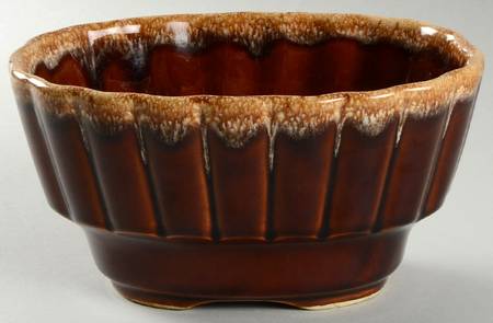 Brown Drip (House and Garden, Mirror Brown) 4" Planter