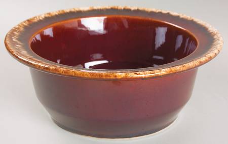 Brown Drip (House and Garden, Mirror Brown) 1 Qt Round Casserole No Lid