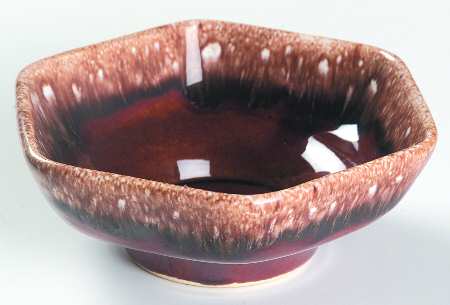 Brown Drip (House and Garden, Mirror Brown) Dip Bowl for Chip & Dip Set