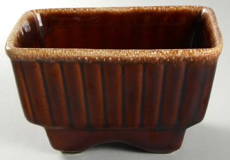 Brown Drip (House and Garden, Mirror Brown) 4" Planter