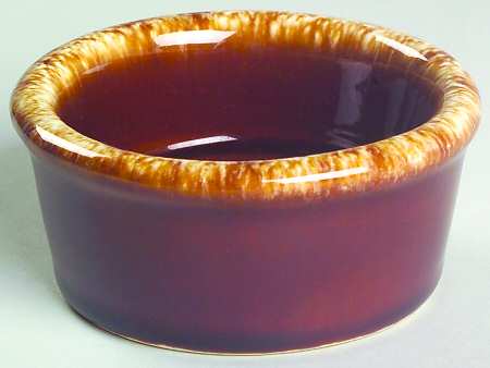 Brown Drip (House and Garden, Mirror Brown) Ramekin