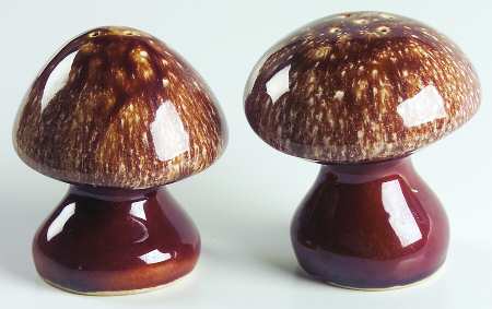 Brown Drip (House and Garden, Mirror Brown) Salt & Pepper Set