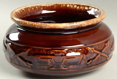 Brown Drip (House and Garden, Mirror Brown) 3" Planter