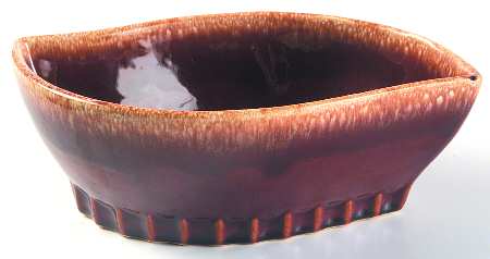 Brown Drip (House and Garden, Mirror Brown) 9" Freeform Planter
