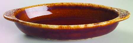 Brown Drip (House and Garden, Mirror Brown) 8" Augratin