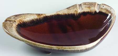Brown Drip (House and Garden, Mirror Brown) 9" Ashtray